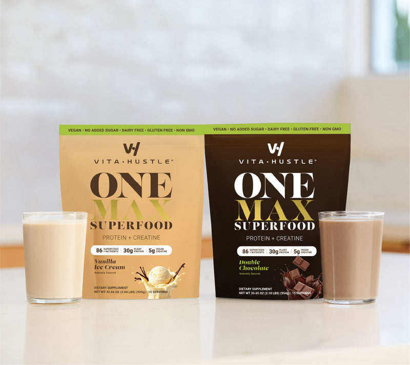 VitaHustle ONE Superfood Max 30g Protein & 5g Creatine 15 Servings — View 7