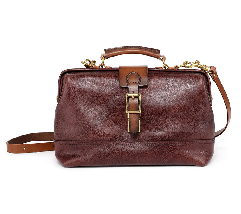 Old Trend Leather Doctor Satchel with Shoulder Strap — View 13