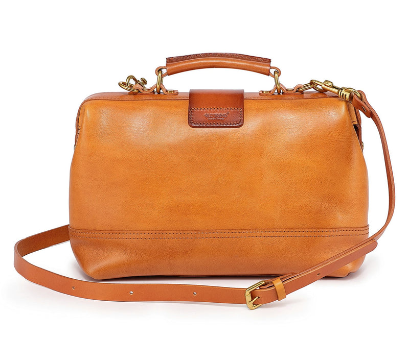 Old Trend Leather Doctor Satchel with Shoulder Strap — View 4