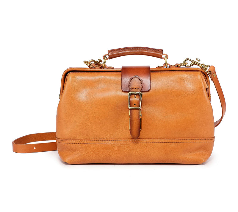 Old Trend Leather Doctor Satchel with Shoulder Strap — View 15