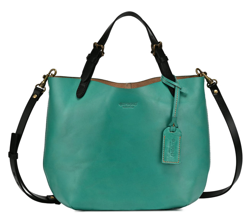 Old Trend Island Leather Mini Tote with Crossbody Strap — View 15