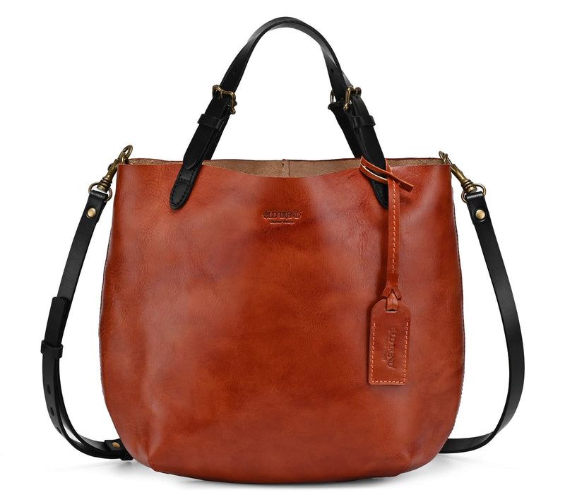 Old Trend Island Leather Mini Tote with Crossbody Strap — View 16