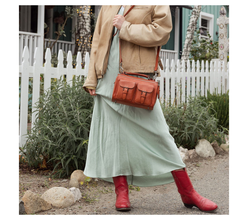 Old Trend Las Luna Leather Top Handle Crossbody — View 15