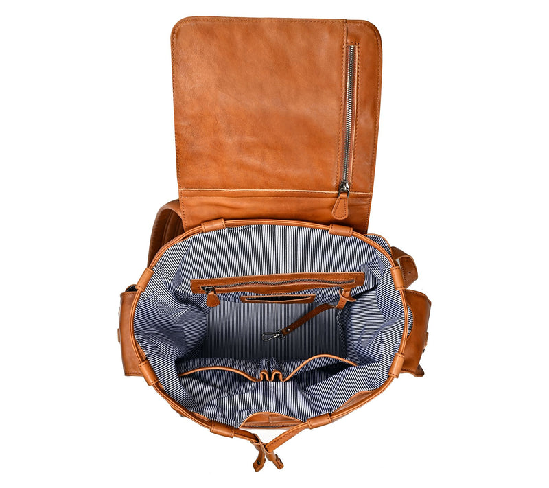 Old Trend Bryant Leather Backpack — View 3