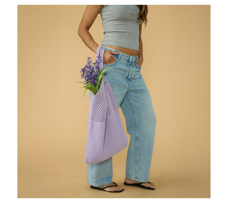 Hadley Wren Knit Market Tote — View 4