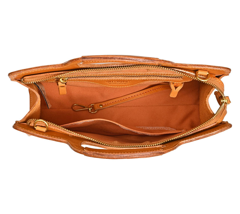 Old Trend Sleek Creek Top Handle Leather Crossbody — View 8
