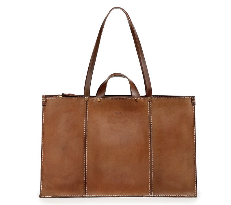 Old Trend Sandstorm Leather Weekender — View 18