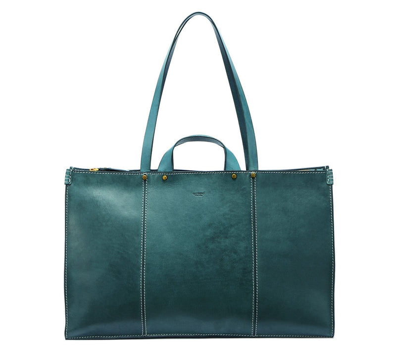 Old Trend Sandstorm Leather Weekender — View 19