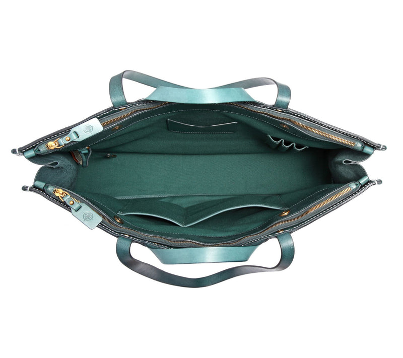 Old Trend Sandstorm Leather Weekender — View 2