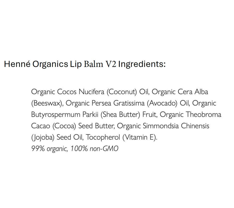 Henne Organics Luxury Lip Balm V2 — View 3