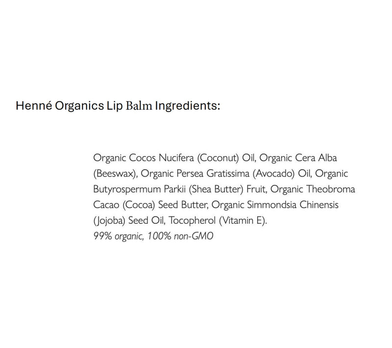 Henne Organics Luxury Lip Balm — View 3