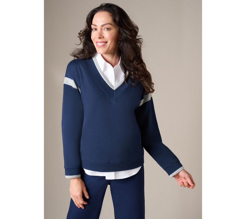 RM Studio x Rebecca Minkoff Wide Cuff Relaxed Poplin Shirt — View 11