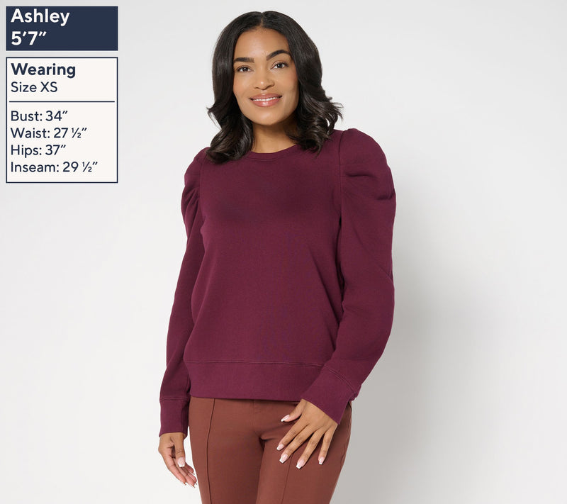 RM Sudio x Rebecca Minkoff Puff Sleeve Sweatshirt — View 13