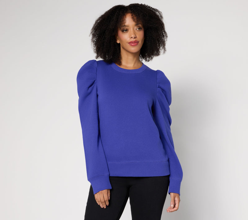 RM Sudio x Rebecca Minkoff Puff Sleeve Sweatshirt — View 3