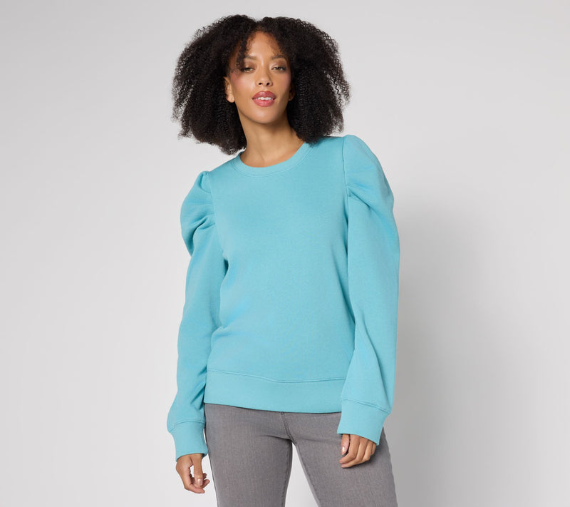 RM Sudio x Rebecca Minkoff Puff Sleeve Sweatshirt — View 4