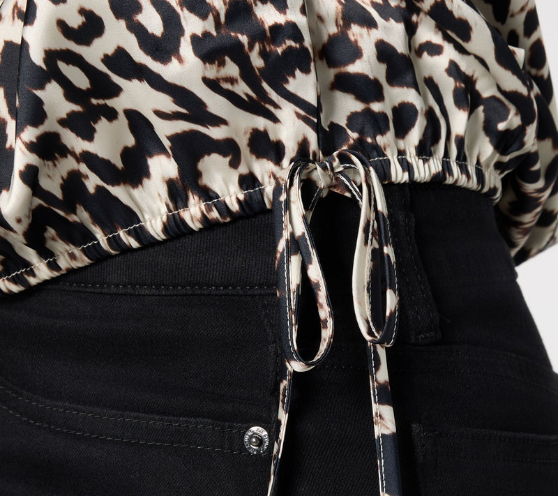 RM Studio x Rebecca Minkoff Lantern Sleeve Blouse — View 14