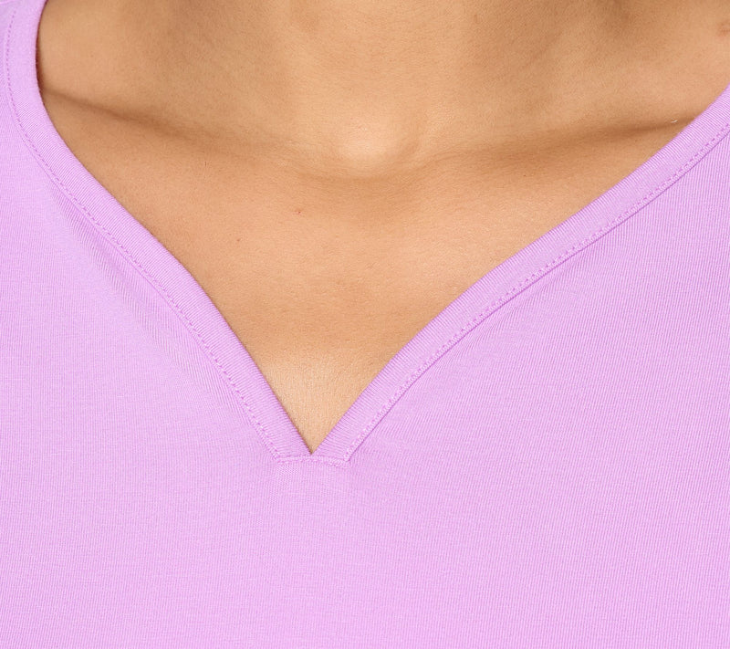 Denim & Co. Essentials So Soft Jersey Sweetheart Neck Top — View 6