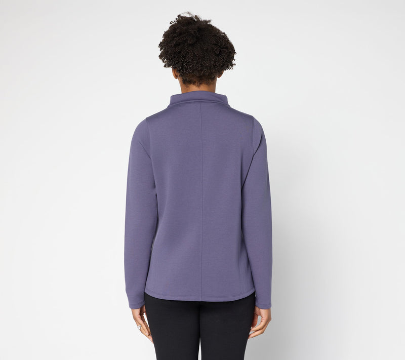Martha Stewart Signature Comfort Stretch Crossover Top — View 4