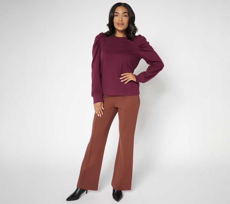 RM Studio x Rebecca Minkoff Regular Ponte Tailored Bootcut Pants — View 11