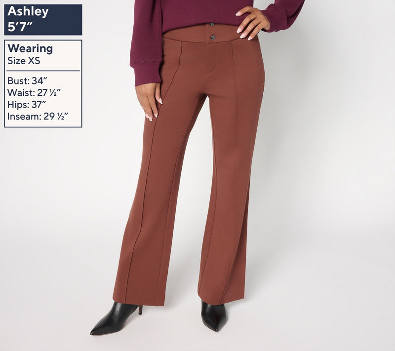 RM Studio x Rebecca Minkoff Regular Ponte Tailored Bootcut Pants — View 9