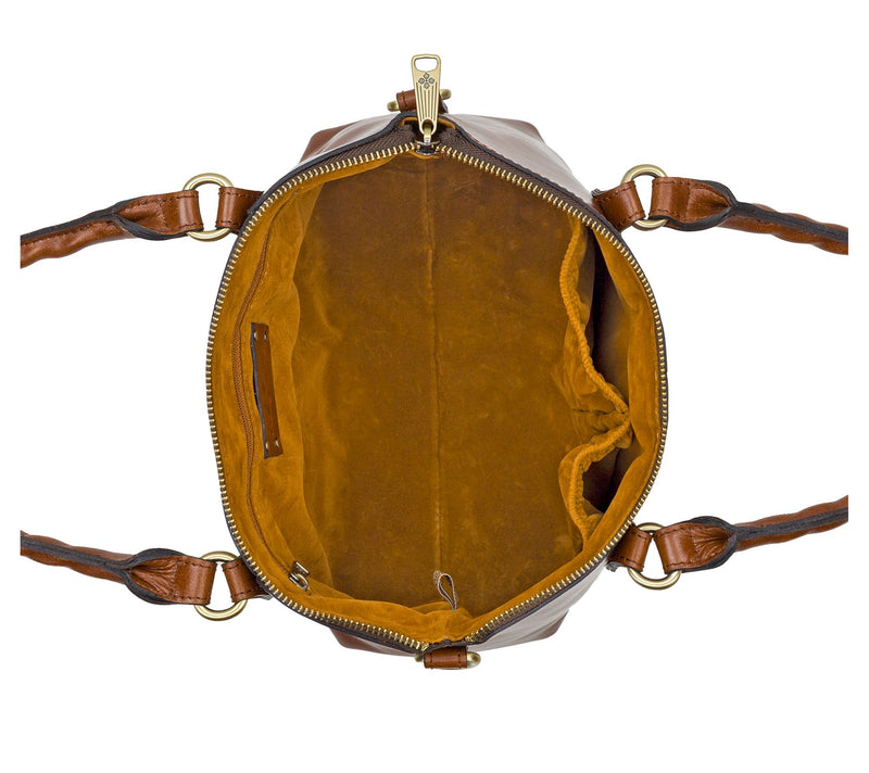 Patricia Nash Zora Distressed Leather Top Handle Bag — View 4