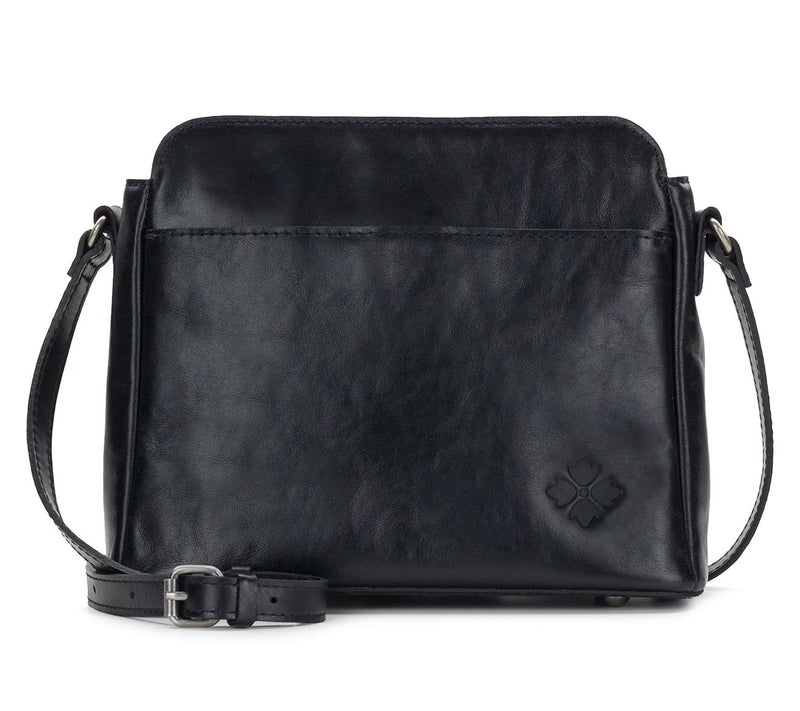 Patricia Nash Black Vintage Distressed Ithaca Crossbody — Main view