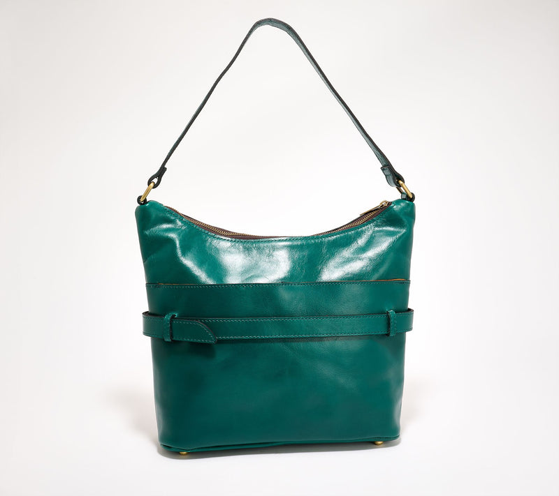 Patricia Nash Leather Elini Belted Hobo — View 3