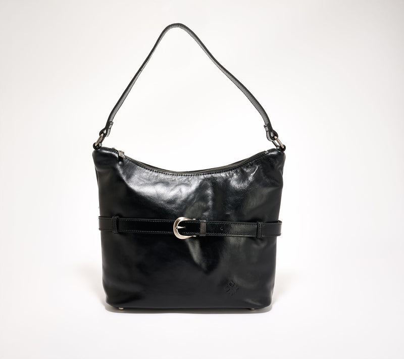 Patricia Nash Leather Elini Belted Hobo — View 10