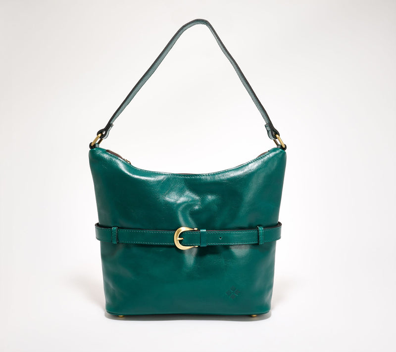 Patricia Nash Leather Elini Belted Hobo — View 11
