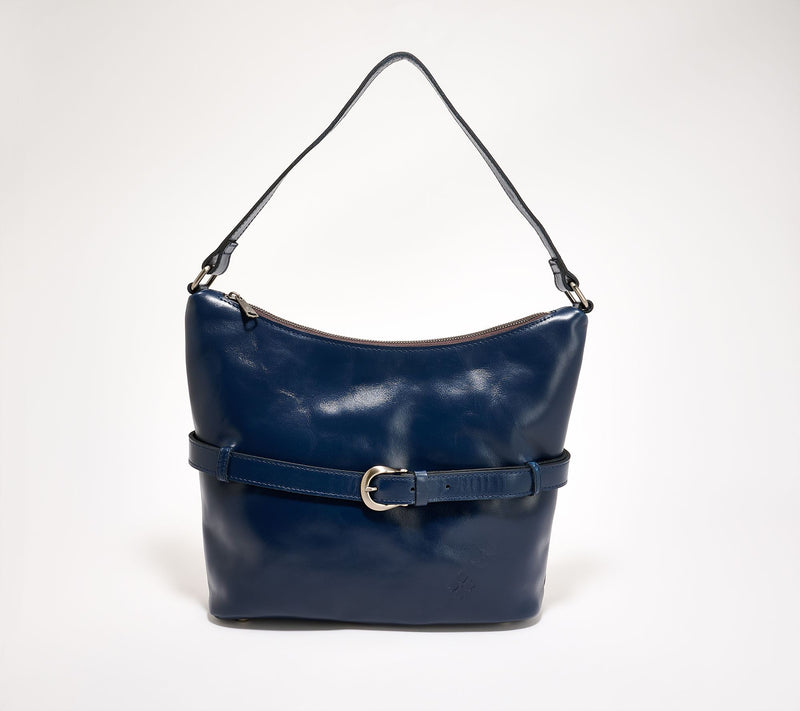 Patricia Nash Leather Elini Belted Hobo — View 14