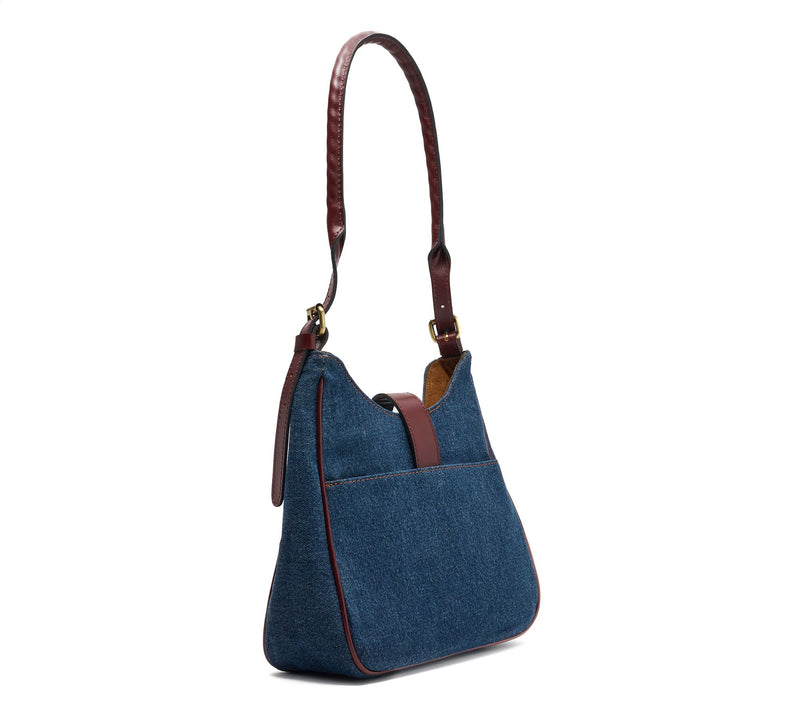 Patricia Nash Verretto Denim Adjustable Shoulder Bag — View 2