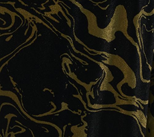 Carla Rockmore Collection Petite Pull-On Printed Velvet Wide Leg Pant — View 9