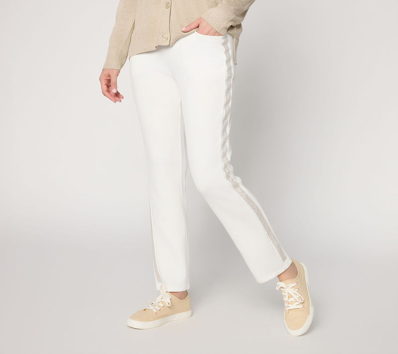 Belle by Kim Gravel Regular ScubaLuxe Sparkle Pants — View 17