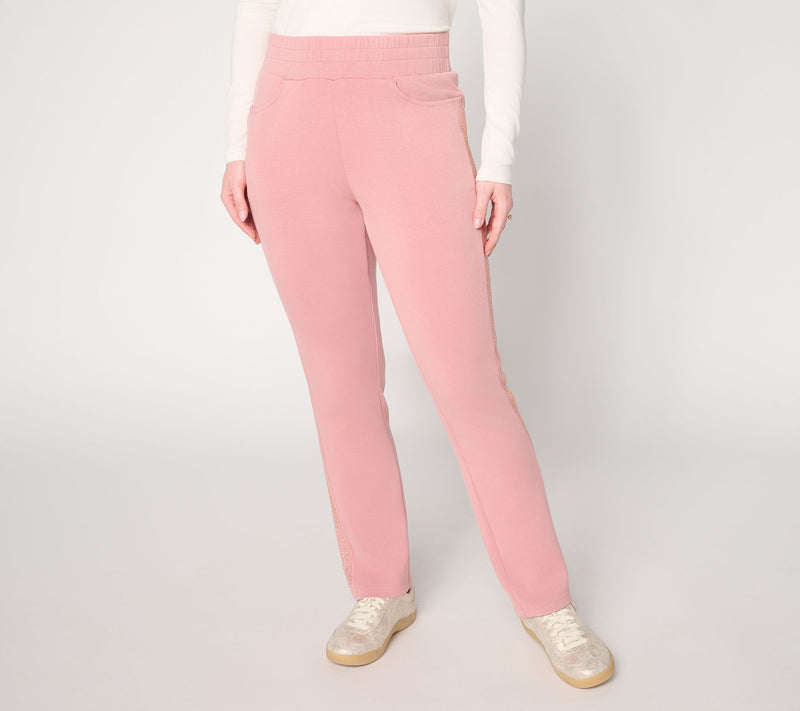 Belle by Kim Gravel Regular ScubaLuxe Sparkle Pants — View 9