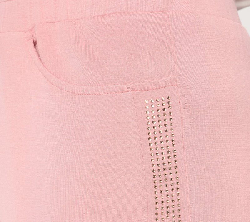 Belle by Kim Gravel Petite ScubaLuxe Sparkle Pants — View 14