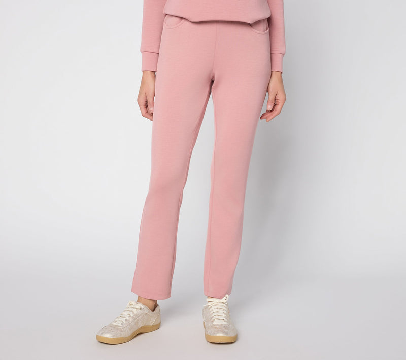 Belle by Kim Gravel Regular ScubaLuxe Straight Leg Pants — View 5