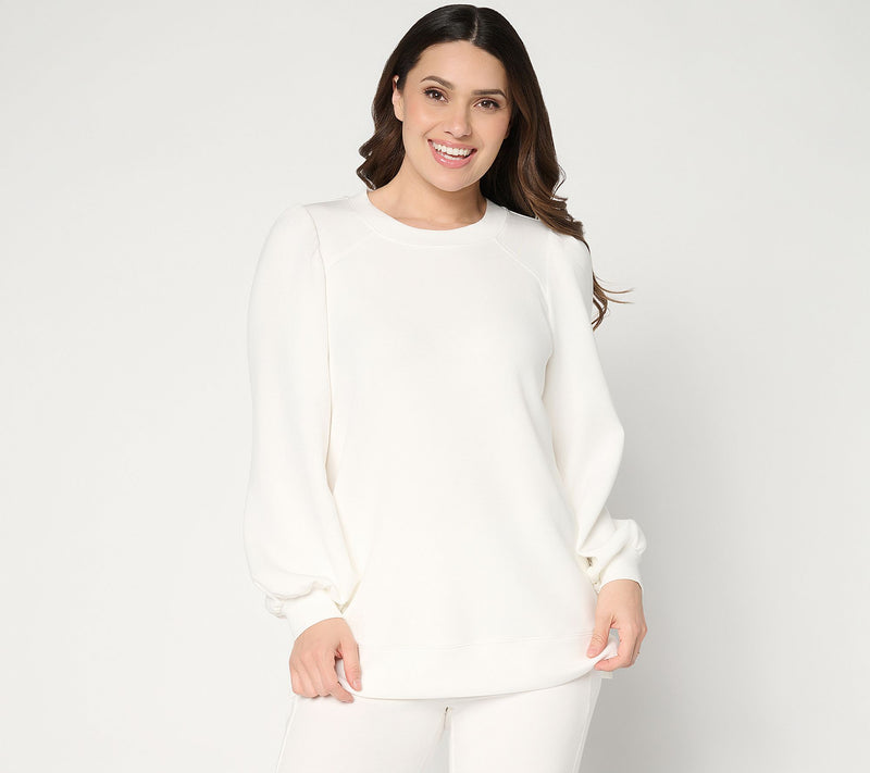 Belle by_Kim Gravel Petite ScubaLuxe Mega Blouson Sleeve Top — View 7
