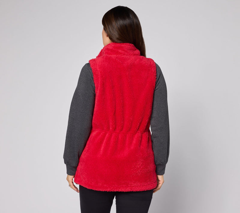 Belle by Kim Gravel Golden Girls Sherpa Vest — View 4