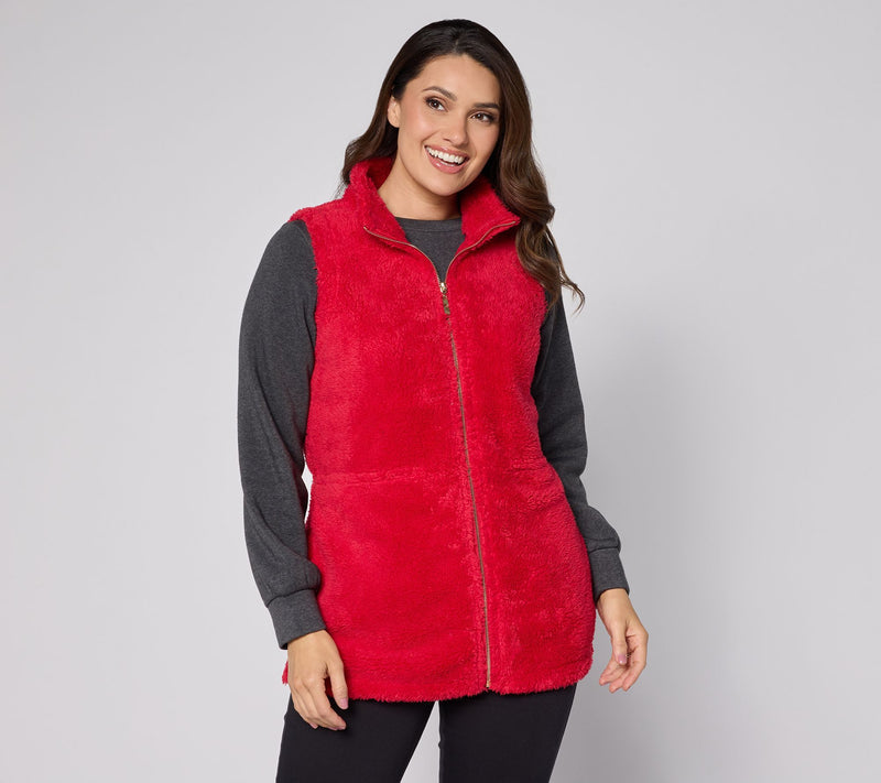 Belle by Kim Gravel Golden Girls Sherpa Vest — View 16