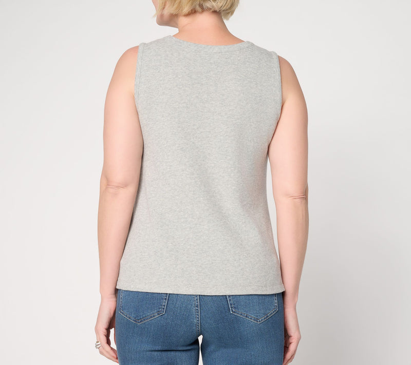 Jingle Belles by Kim Gravel Faux Sweater Tank — View 4