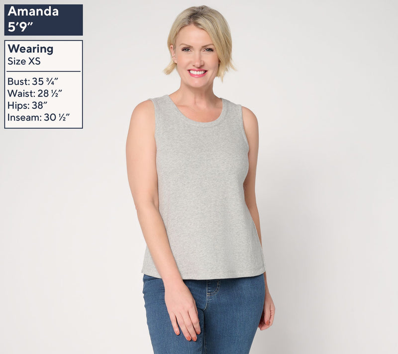 Jingle Belles by Kim Gravel Faux Sweater Tank — View 3