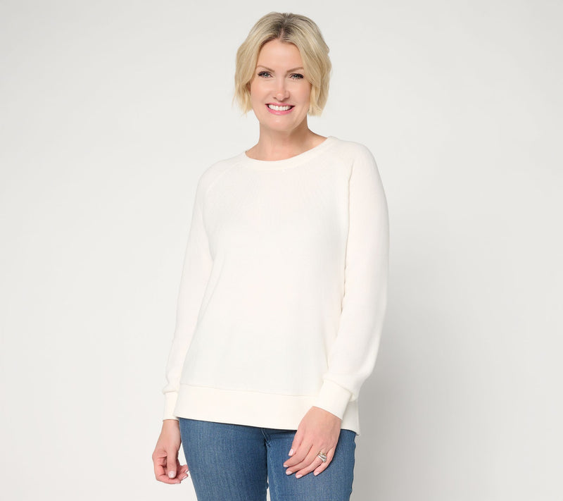 Jingle Belles by Kim Gravel Starburst Sequin Knit Top — View 7