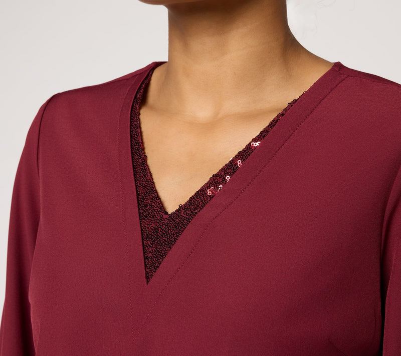 Jingle Belles by Kim Gravel Dazzling Popover Blouse — View 15