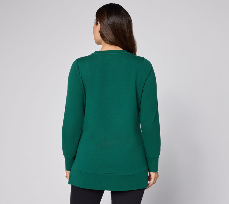 Jingle Belles by Kim Gravel Oh Snap! Gingerbread Sequin Top — View 5
