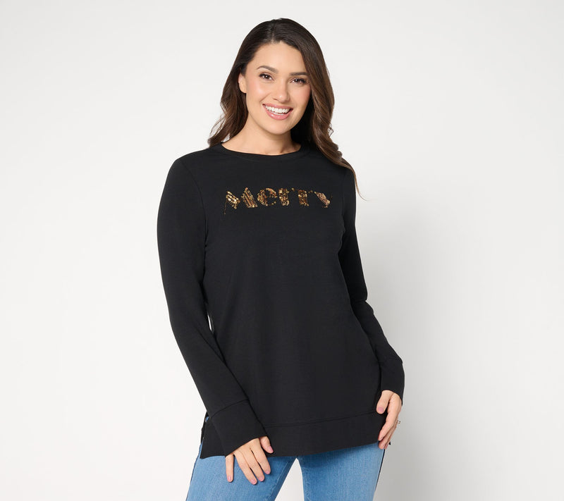 Jingle Belles by Kim Gravel TripleLuxe Golden Greetings Top — View 10