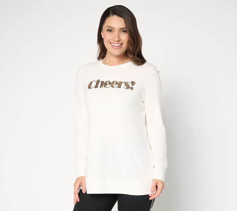 Jingle Belles by Kim Gravel TripleLuxe Golden Greetings Top — View 11