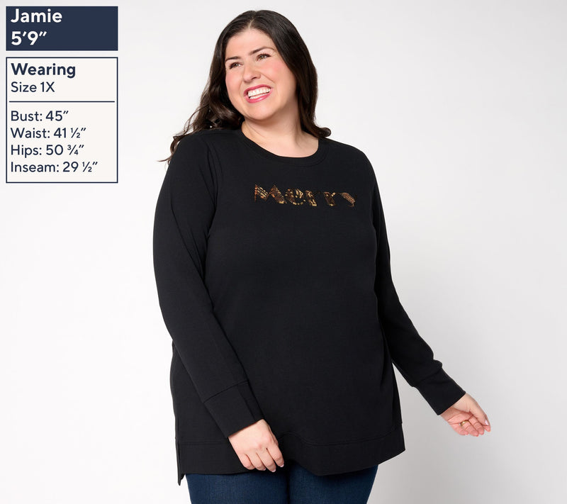 Jingle Belles by Kim Gravel TripleLuxe Golden Greetings Top — View 2