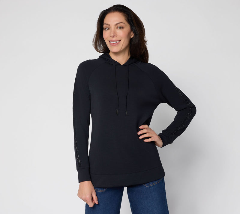 Belle by Kim Gravel ScubaLuxe Sparkle & Shine Hoodie — View 14
