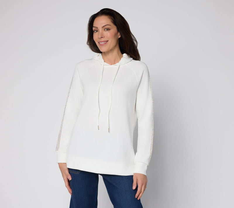 Belle by Kim Gravel ScubaLuxe Sparkle & Shine Hoodie — View 15