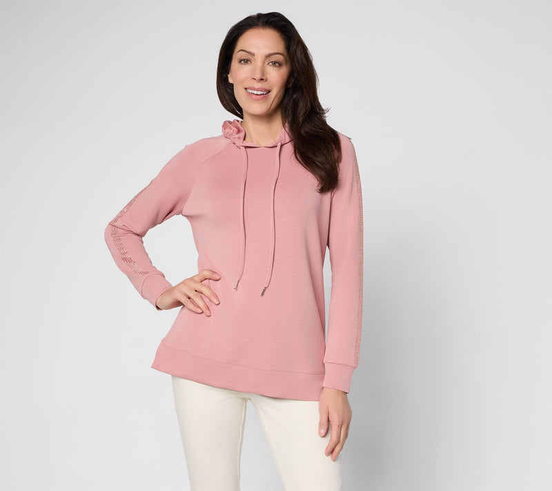 Belle by Kim Gravel ScubaLuxe Sparkle & Shine Hoodie — View 16
